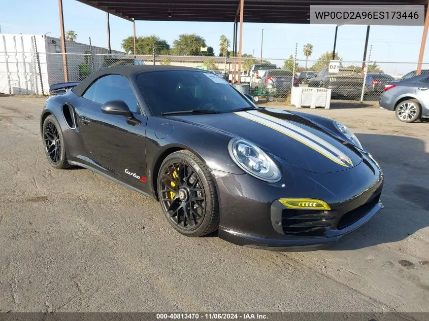 2014 Porsche 911 Turbo/Turbo S VIN: WP0CD2A96ES173446 Lot: 40813470