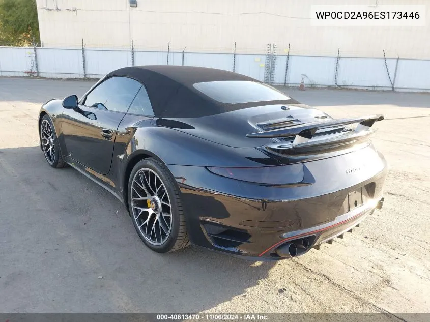 2014 Porsche 911 Turbo/Turbo S VIN: WP0CD2A96ES173446 Lot: 40813470