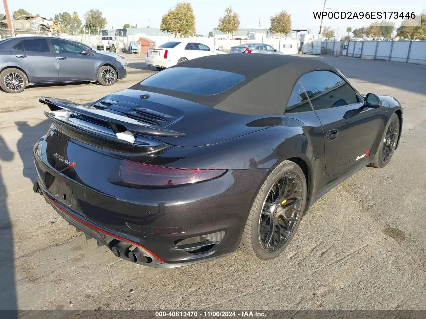 2014 Porsche 911 Turbo/Turbo S VIN: WP0CD2A96ES173446 Lot: 40813470