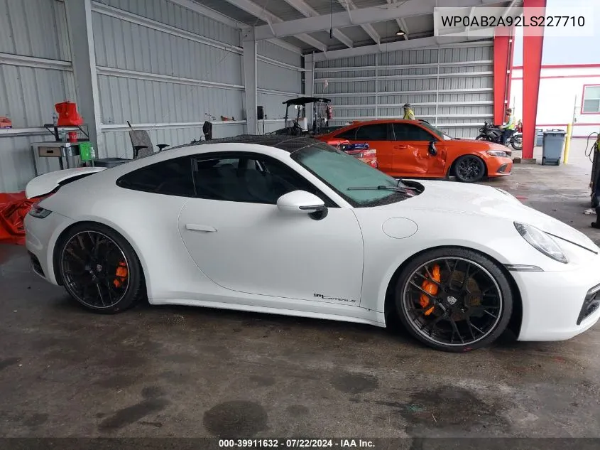 WP0AB2A92LS227710 2020 Porsche 911 Carrera 4S/Carrera S