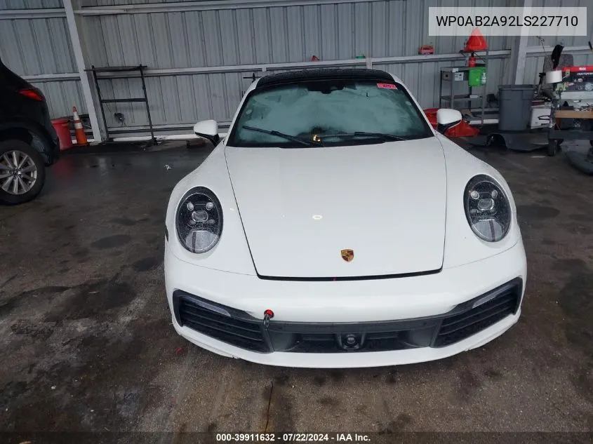 WP0AB2A92LS227710 2020 Porsche 911 Carrera 4S/Carrera S