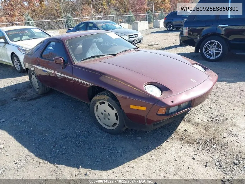 1984 Porsche 928 S VIN: WP0JB0925ES860300 Lot: 40634822