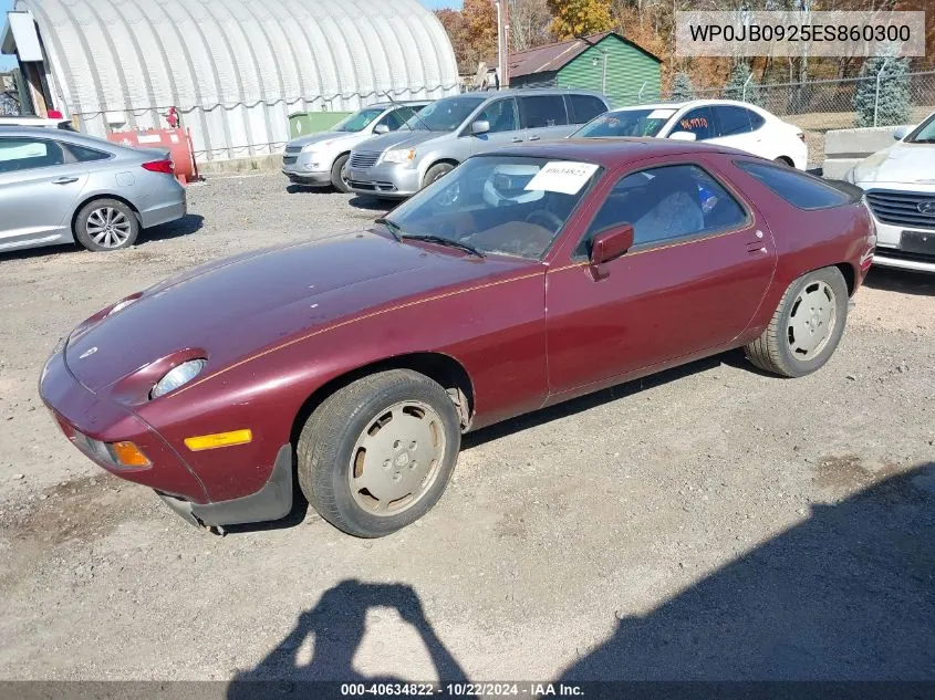 1984 Porsche 928 S VIN: WP0JB0925ES860300 Lot: 40634822