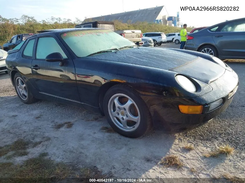 1994 Porsche 968 VIN: WP0AA2966RS820282 Lot: 40542197