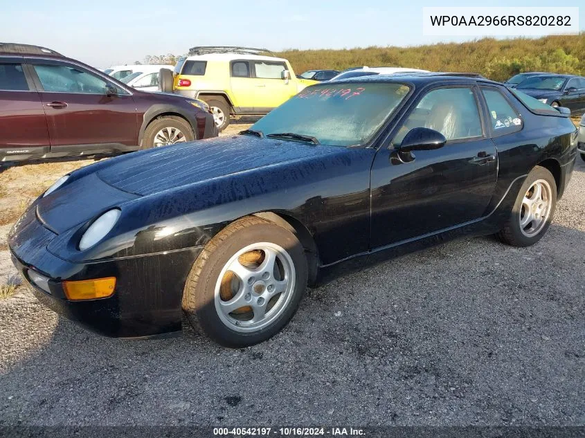 1994 Porsche 968 VIN: WP0AA2966RS820282 Lot: 40542197