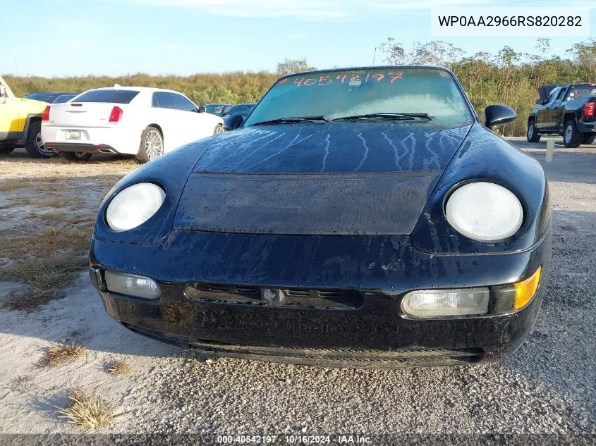 1994 Porsche 968 VIN: WP0AA2966RS820282 Lot: 40542197