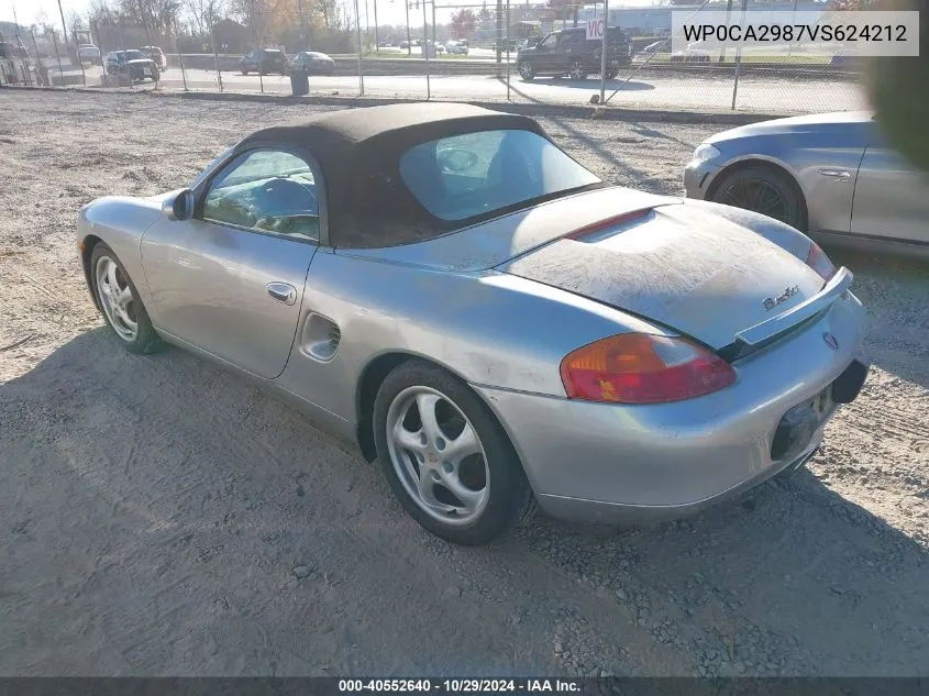 WP0CA2987VS624212 1997 Porsche Boxster