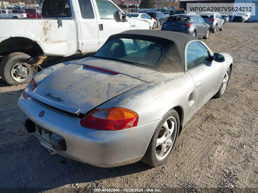 WP0CA2987VS624212 1997 Porsche Boxster