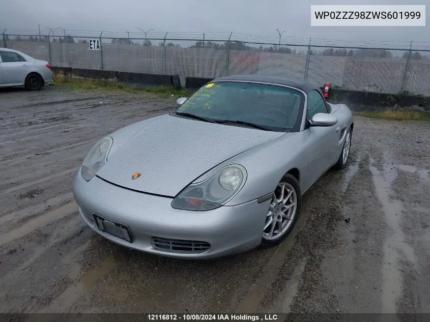 1998 Porsche Boxster VIN: WP0ZZZ98ZWS601999 Lot: 12116812