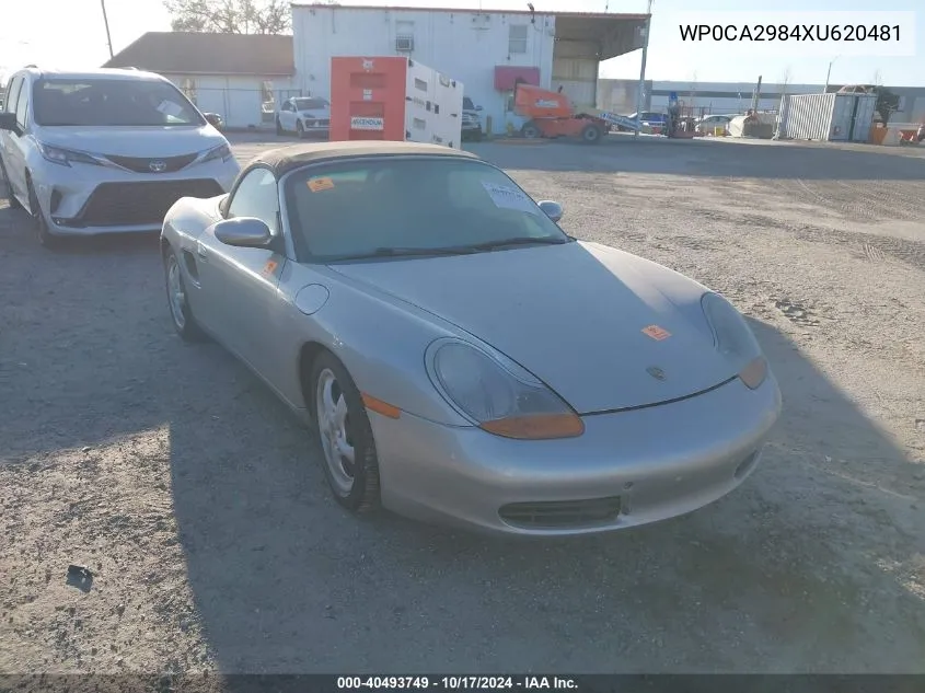 1999 Porsche Boxster VIN: WP0CA2984XU620481 Lot: 40493749