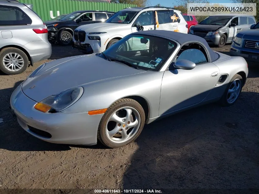 1999 Porsche Boxster VIN: WP0CA2989XU626423 Lot: 40611643