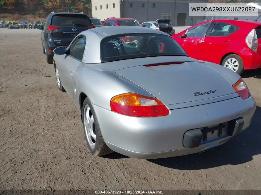 1999 Porsche Boxster VIN: WP0CA298XXU622087 Lot: 40673923