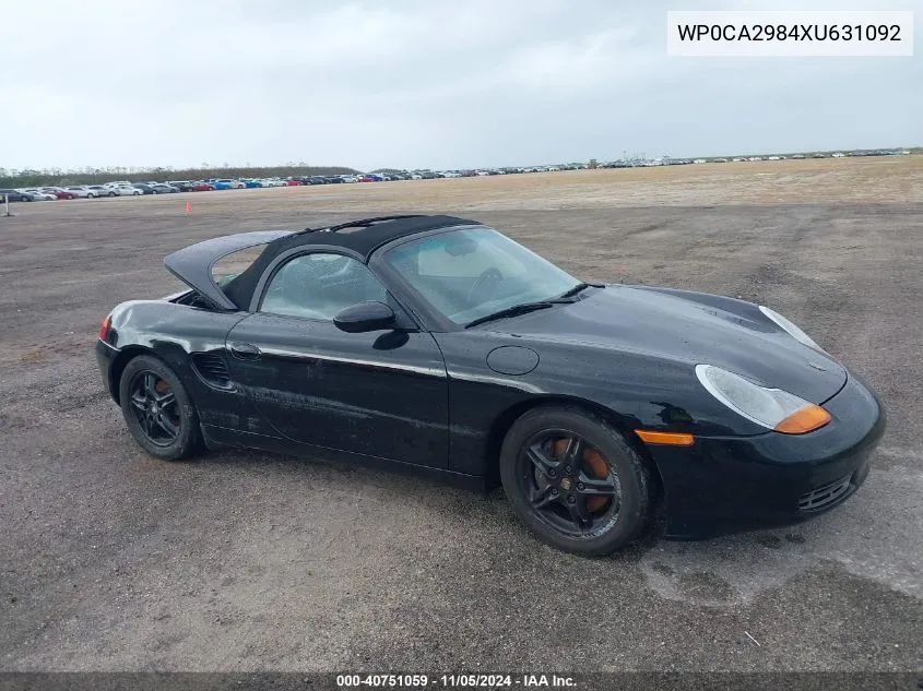 1999 Porsche Boxster VIN: WP0CA2984XU631092 Lot: 40751059