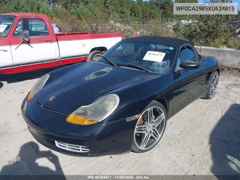 1999 Porsche Boxster VIN: WP0CA2985XU624815 Lot: 40784471