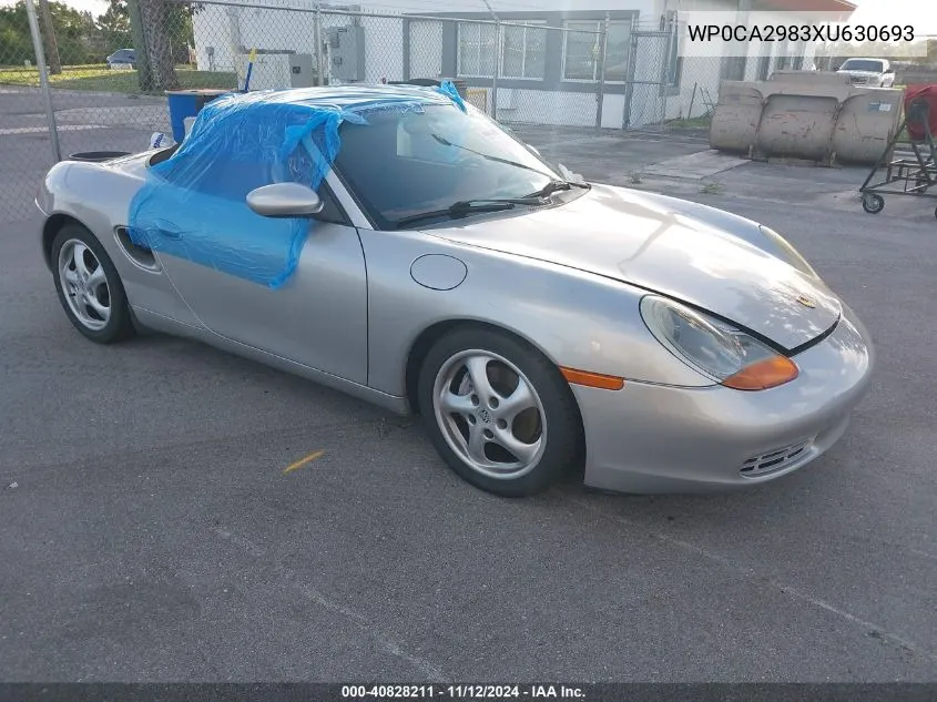 1999 Porsche Boxster VIN: WP0CA2983XU630693 Lot: 40828211