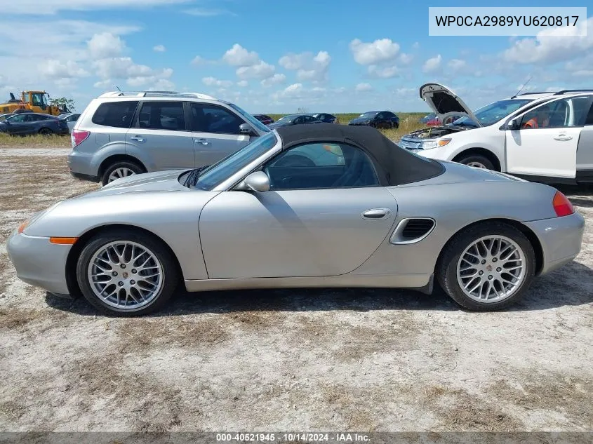 2000 Porsche Boxster VIN: WP0CA2989YU620817 Lot: 40521945