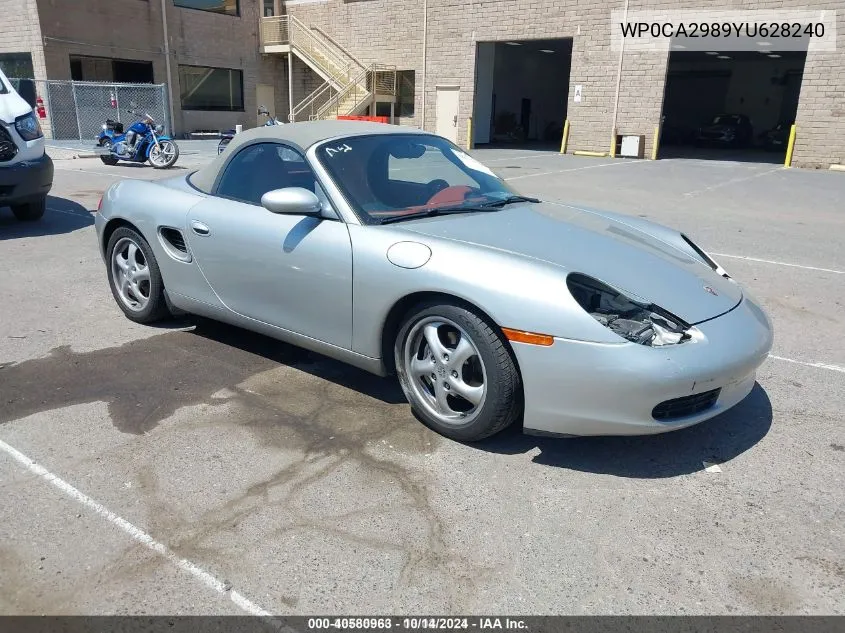 2000 Porsche Boxster VIN: WP0CA2989YU628240 Lot: 40580963