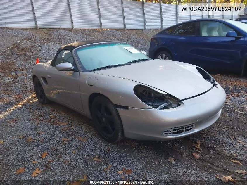 2000 Porsche Boxster VIN: WP0CA2989YU624107 Lot: 40621133