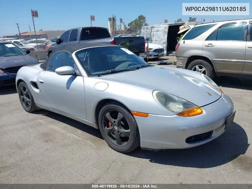 2001 Porsche Boxster VIN: WP0CA29811U620185 Lot: 40119928