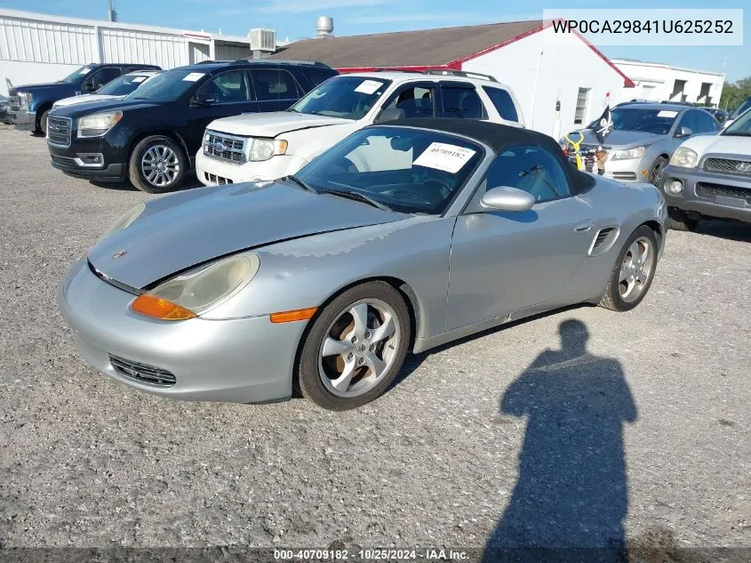 WP0CA29841U625252 2001 Porsche Boxster