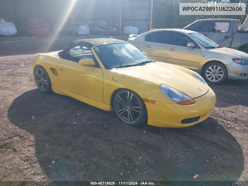 2001 Porsche Boxster VIN: WP0CA29891U622606 Lot: 40715028