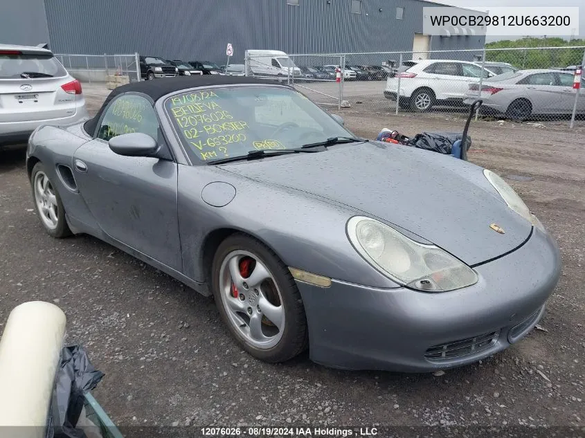 WP0CB29812U663200 2002 Porsche Boxster S