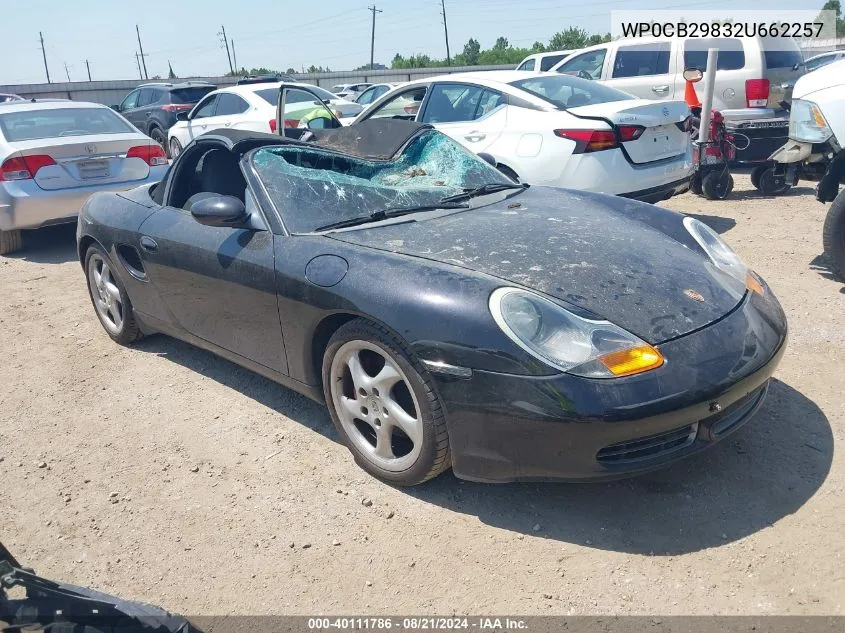 WP0CB29832U662257 2002 Porsche Boxster S