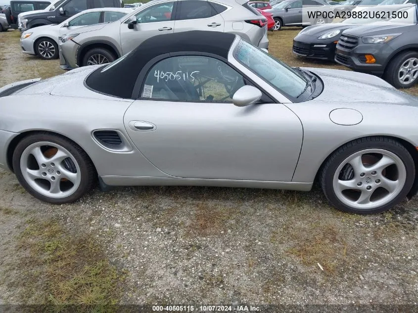 2002 Porsche Boxster VIN: WP0CA29882U621500 Lot: 40505115