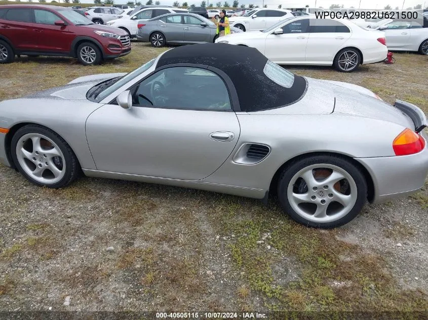 2002 Porsche Boxster VIN: WP0CA29882U621500 Lot: 40505115