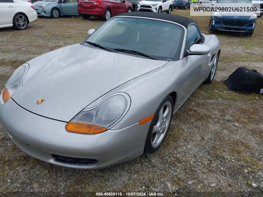 2002 Porsche Boxster VIN: WP0CA29882U621500 Lot: 40505115