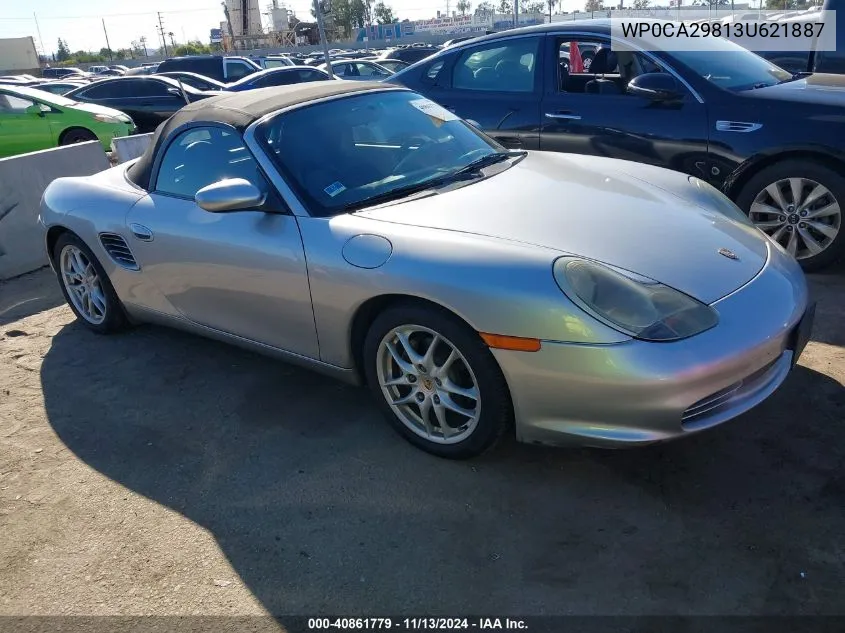 2003 Porsche Boxster VIN: WP0CA29813U621887 Lot: 40861779