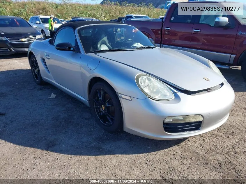 2006 Porsche Boxster VIN: WP0CA29836S710277 Lot: 40807096