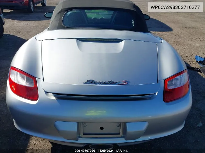 2006 Porsche Boxster VIN: WP0CA29836S710277 Lot: 40807096