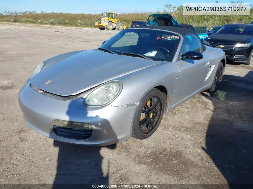 2006 Porsche Boxster VIN: WP0CA29836S710277 Lot: 40807096