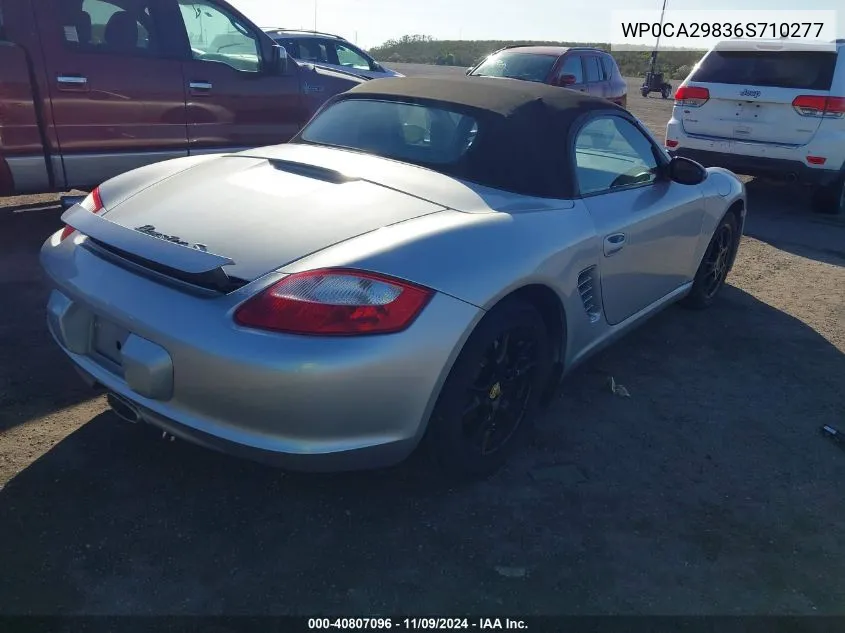 2006 Porsche Boxster VIN: WP0CA29836S710277 Lot: 40807096