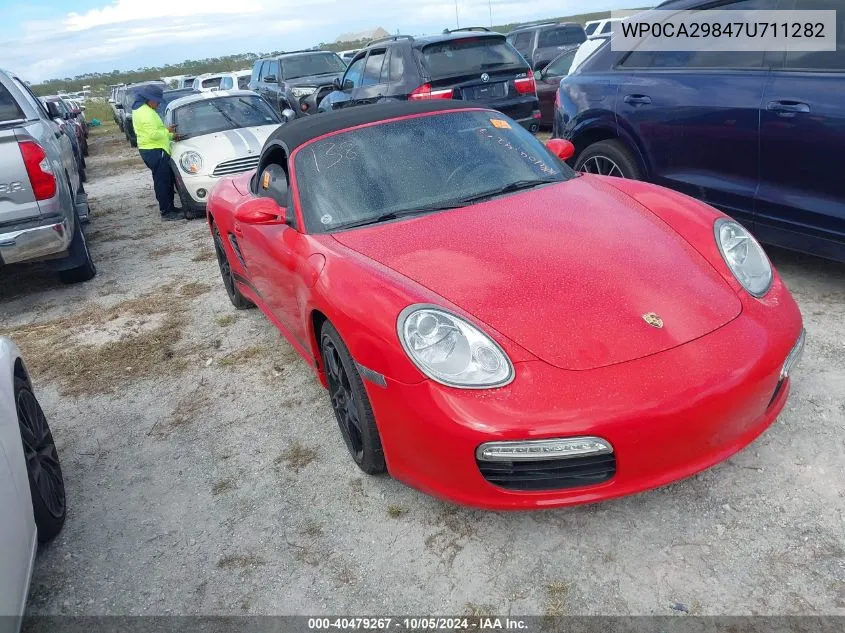 2007 Porsche Boxster VIN: WP0CA29847U711282 Lot: 40479267