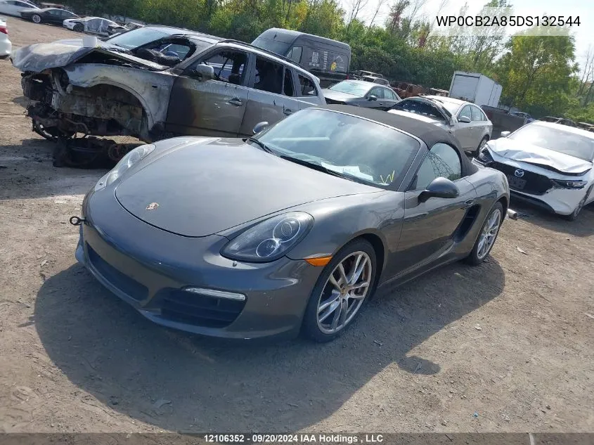 2013 Porsche Boxster S VIN: WP0CB2A85DS132544 Lot: 12106352