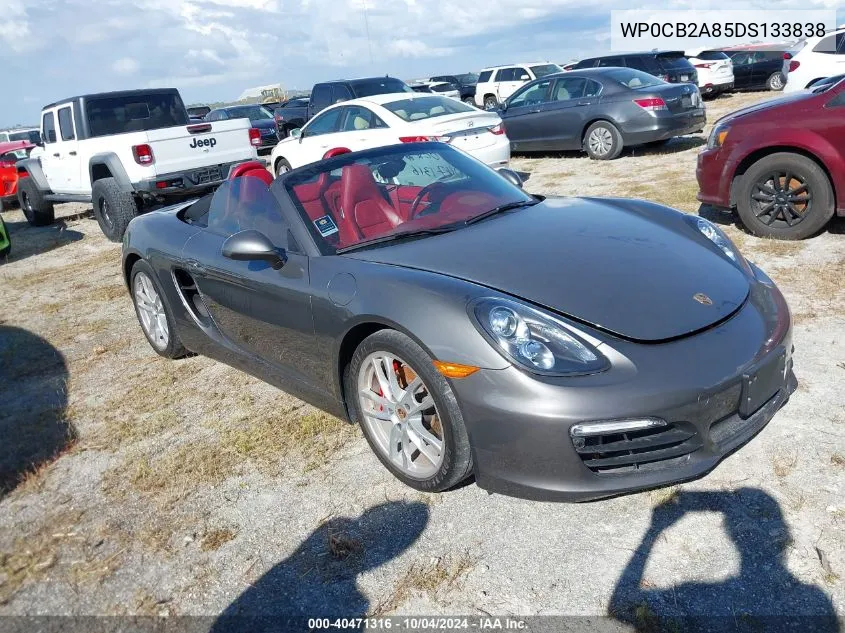 2013 Porsche Boxster S VIN: WP0CB2A85DS133838 Lot: 40471316