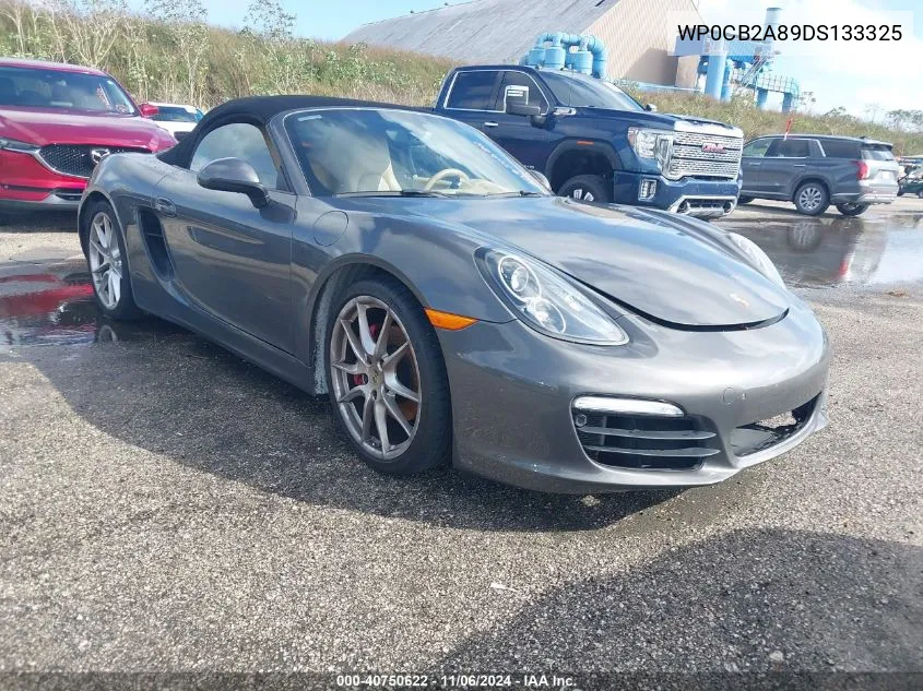 2013 Porsche Boxster S VIN: WP0CB2A89DS133325 Lot: 40750622