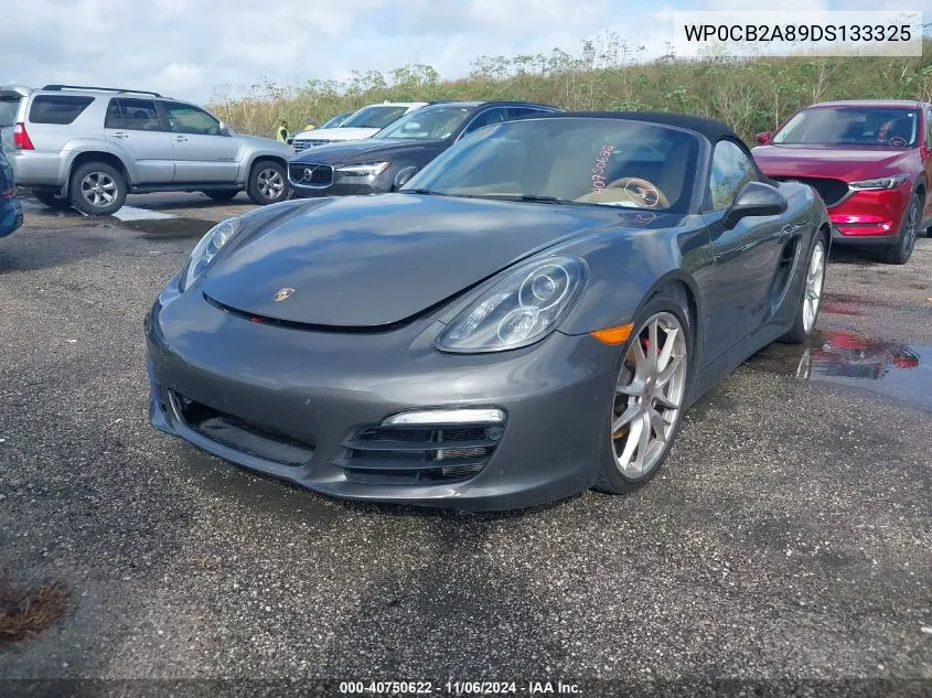 2013 Porsche Boxster S VIN: WP0CB2A89DS133325 Lot: 40750622