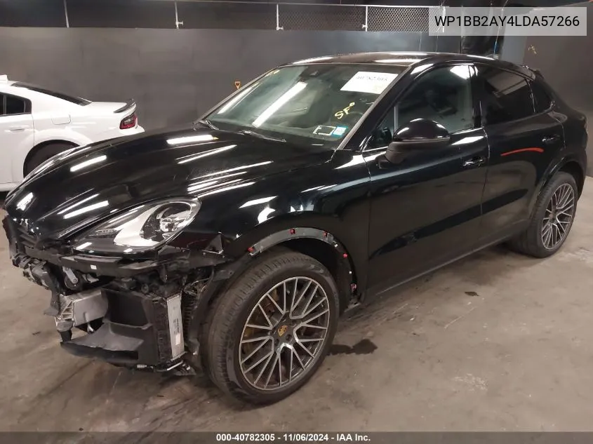 2020 Porsche Cayenne Coupe S VIN: WP1BB2AY4LDA57266 Lot: 40782305