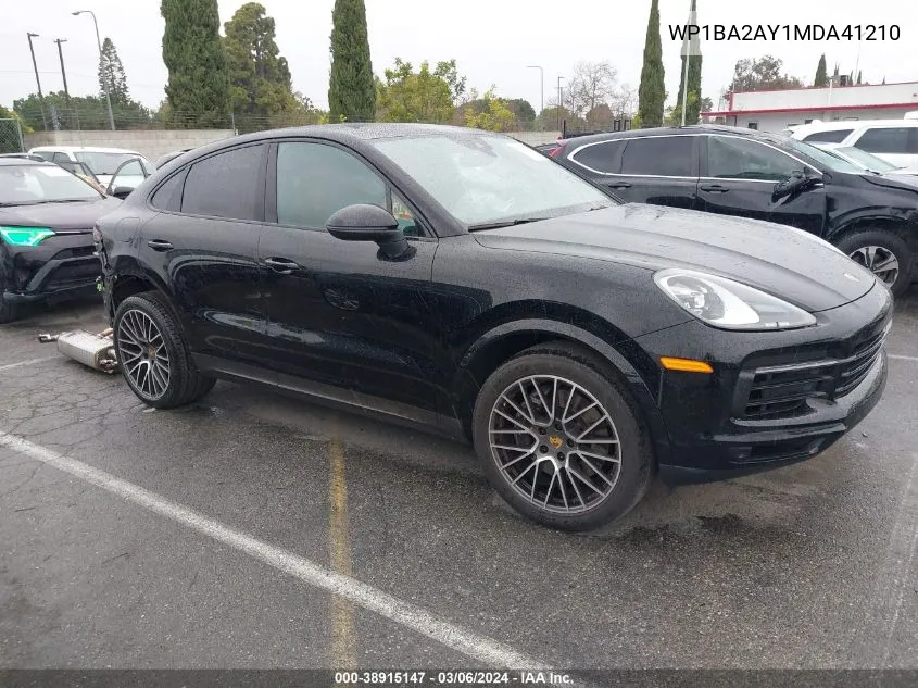 WP1BA2AY1MDA41210 2021 Porsche Cayenne Coupe