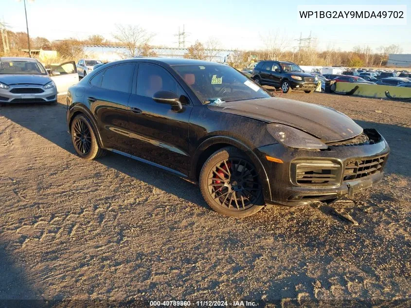 2021 Porsche Cayenne Coupe Gts VIN: WP1BG2AY9MDA49702 Lot: 40789860