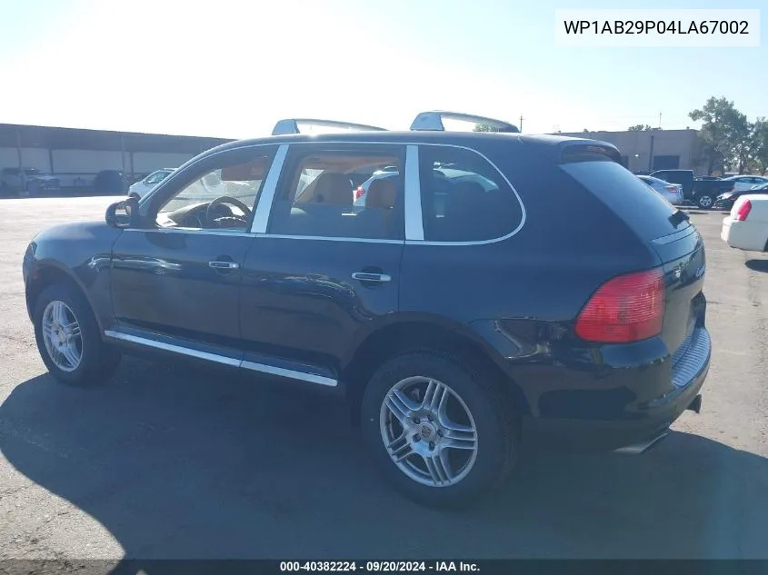 WP1AB29P04LA67002 2004 Porsche Cayenne S