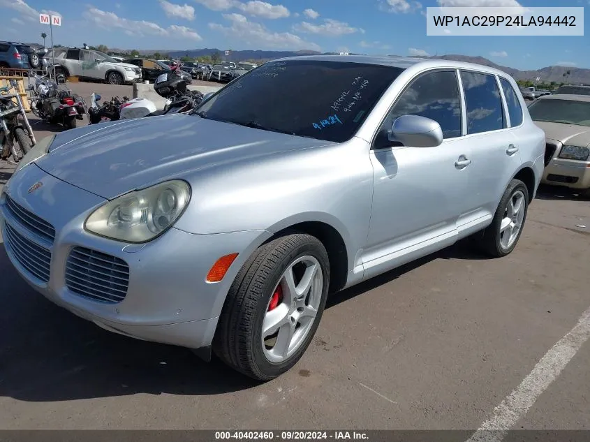 2004 Porsche Cayenne Turbo VIN: WP1AC29P24LA94442 Lot: 40402460