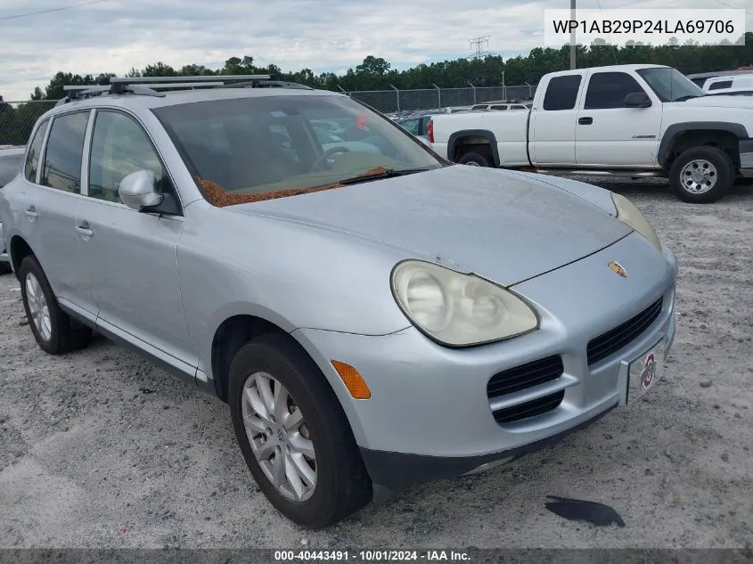 2004 Porsche Cayenne S VIN: WP1AB29P24LA69706 Lot: 40443491