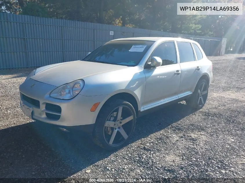 2004 Porsche Cayenne S VIN: WP1AB29P14LA69356 Lot: 40652886