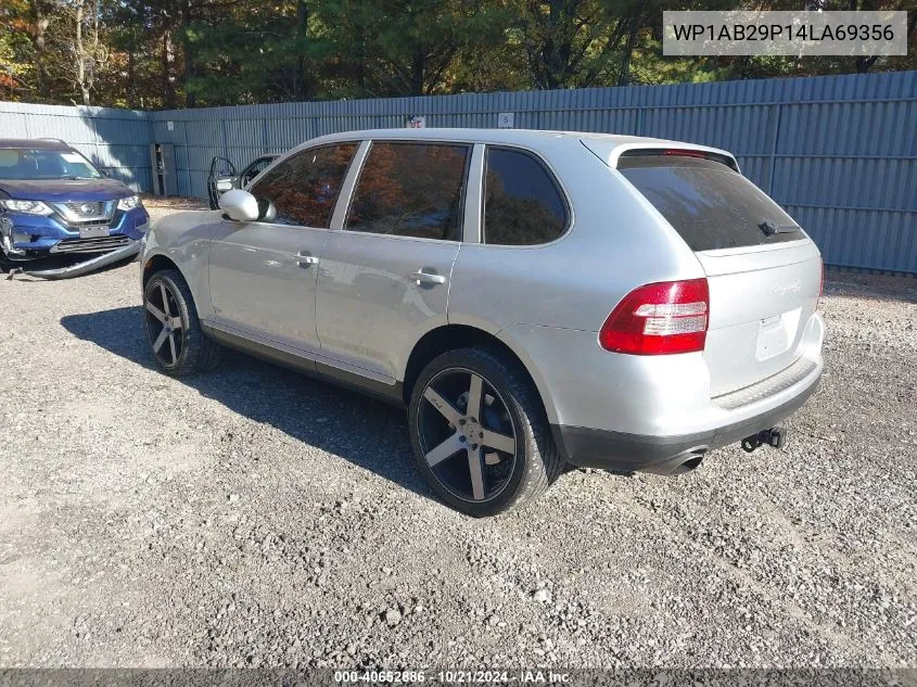 2004 Porsche Cayenne S VIN: WP1AB29P14LA69356 Lot: 40652886