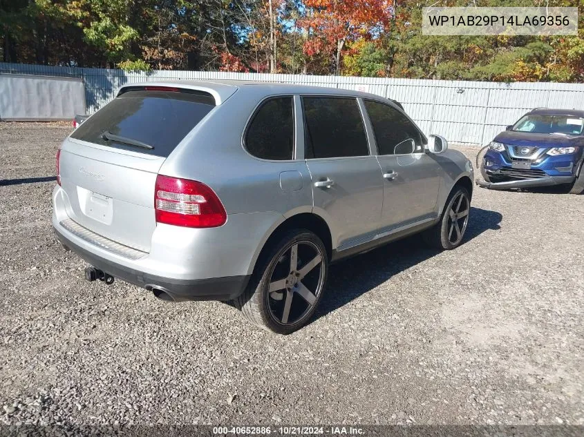 2004 Porsche Cayenne S VIN: WP1AB29P14LA69356 Lot: 40652886