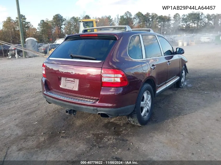 2004 Porsche Cayenne S VIN: WP1AB29P44LA64457 Lot: 40779822